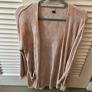 Universal Thread Cream and Orange Knit Cardigan